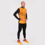 Joma 82P4R1204 برتقالة سوداء قميص من النوع الثقيل النخبة الثامن رجال - Image 4