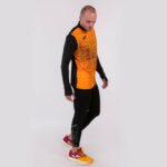 Joma 82P4R1204 برتقالة سوداء قميص من النوع الثقيل النخبة الثامن رجال - Image 7