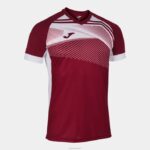 Joma 82P4R1215 بورجوندي أبيض قميص بأكمام قصيرة سوبر نوفا الثاني رجال