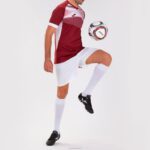 Joma 82P4R1215 بورجوندي أبيض قميص بأكمام قصيرة سوبر نوفا الثاني رجال - Image 6