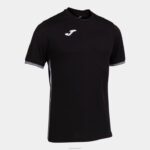 Joma 82P4R1217 أسود قميص بأكمام قصيرة الحرم الجامعي ثالثا رجال