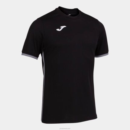 Joma 82P4R1217 أسود قميص بأكمام قصيرة الحرم الجامعي ثالثا رجال
