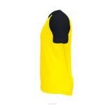 Joma 82P4R1220 أصفر أسود قميص قصير الأكمام للعمل الجماعي رجال - Image 3