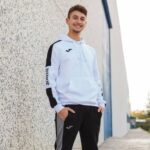 Joma 82P4R1224 أبيض أسود سترة الشارع مقنعين رجال - Image 2