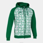 Joma 82P4R1233 أبيض أخضر سترة سوبرنوفا مقنعين III رجال