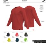 Joma 82P4R1244 نيون الخضراء قميص طويل الأكمام r-combi رجال - Image 3
