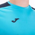 Joma 82P4R1258 الفلورسنت الفيروز الأزرق الداكن أكاديمية قميص بأكمام قصيرة iii رجال - Image 3