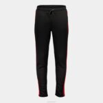 Joma 82P4R125 أسود أحمر لونغز السراويل شريطية رجال