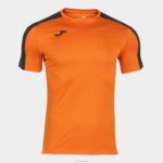 Joma 82P4R1263 برتقالي أسود أكاديمية قميص بأكمام قصيرة iii رجال