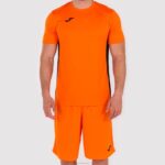 Joma 82P4R1267 برتقالي أسود قميص كوزنسا بأكمام قصيرة رجال - Image 2
