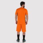 Joma 82P4R1267 برتقالي أسود قميص كوزنسا بأكمام قصيرة رجال - Image 3