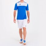 Joma 82P4R1270 أزرق ملكي أبيض الفائز قميص قصير الأكمام رجال - Image 5