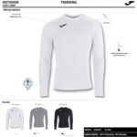 Joma 82P4R1276 أسود كم طويل قميص براما رجال - Image 3