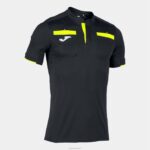Joma 82P4R1282 أسود قميص قصير الأكمام الحكم رجال