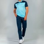 Joma 82P4R1283 السماء الزرقاء الأزرق الداكن قميص بولو بأكمام قصيرة هواية II رجال - Image 2