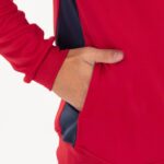 Joma 82P4R1285 أحمر أبيض أزرق كحلي طاقم سترة مقنعين ثالثا رجال - Image 5