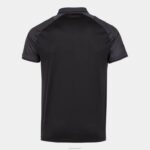 Joma 82P4R1296 أسود رمادي غامق قميص بولو قصير الأكمام أساسي الثاني رجال - Image 2