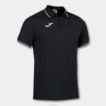 Joma 82P4R1302 أسود قميص بولو بأكمام قصيرة الحرم الجامعي iii رجال