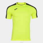 Joma 82P4R1303 نيون أصفر أسود أكاديمية قميص بأكمام قصيرة iii رجال