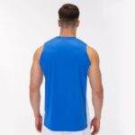 Joma 82P4R1313 أزرق ملكي أبيض تي شيرت بلا أكمام كانشا ​​الثالث رجال - Image 3