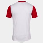 Joma 82P4R1328 أبيض أحمر قميص قصير الأكمام hispa الرابع رجال - Image 2