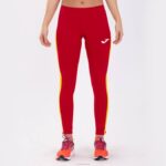 Joma 82P4R1334 احمر اصفر لباس ضيق طويل النخبة السابع - Image 4