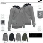 Joma 82P4R1335 مزيج الرمادي سترة مقنعين بيتا رجال - Image 5