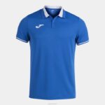 Joma 82P4R1339 أزرق ملكي أبيض بطولة قميص بولو قصير الاكمام vi رجال