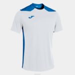 Joma 82P4R1343 أبيض أزرق ملكي بطولة قميص قصير الأكمام سادسا رجال