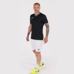 Joma 82P4R1347 أسود قميص قصير الأكمام toletum iii رجال - Image 8