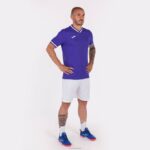 Joma 82P4R1349 أرجواني قميص قصير الأكمام toletum iii رجال - Image 4