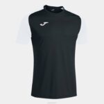 Joma 82P4R1352 أسود أبيض قميص بأكمام قصيرة أكاديمية رابعا رجال