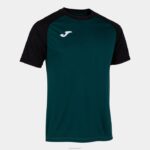 Joma 82P4R1354 أخضر أسود قميص قصير الأكمام للعمل الجماعي رجال