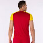 Joma 82P4R1357 احمر اصفر قميص قصير الأكمام سجل الثاني رجال - Image 3