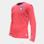 Joma 82P4R1361 نيون المرجان قميص بأكمام طويلة حارس المرمى rsc anderlecht 22/23 - Image 4