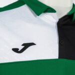 Joma 82P4R1362 أخضر أسود أبيض قميص بولو بأكمام قصيرة طاقم v رجال - Image 3