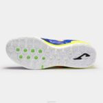 Joma 82P4R136 الأزرق الملكي الأخضر الفلوريسنت حذاء كرة الصالات أعلى فليكس انتعاش 23 داخلي - Image 5