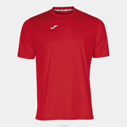 Joma 82P4R1374 أحمر قميص قصير الأكمام كومبي رجال