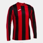Joma 82P4R1375 أحمر أسود قميص طويل الاكمام انتر كلاسيك رجال