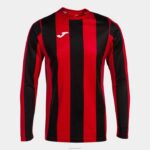 Joma 82P4R1375 أحمر أسود قميص طويل الاكمام انتر كلاسيك رجال - Image 4