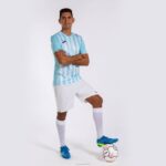 Joma 82P4R13 السماء الزرقاء البيضاء قميص قصير الأكمام inter ii رجال - Image 9