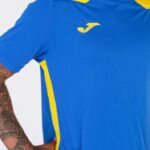 Joma 82P4R1412 الأزرق الملكي الأصفر بطولة قميص قصير الأكمام سادسا رجال - Image 6