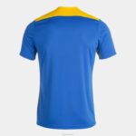 Joma 82P4R1412 الأزرق الملكي الأصفر بطولة قميص قصير الأكمام سادسا رجال - Image 8