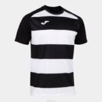Joma 82P4R1413 أسود أبيض قميص قصير الأكمام prorugby الثاني رجال