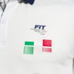 Joma 82P4R1420 أبيض قميص بولو قصير الاكمام الاتحاد الايطالي للتنس - Image 3