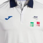 Joma 82P4R1420 أبيض قميص بولو قصير الاكمام الاتحاد الايطالي للتنس - Image 5