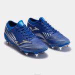 Joma 82P4R1428 الأزرق الملكي حذاء كرة القدم دفع لايت 21 ناعم الارض - Image 2