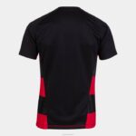 Joma 82P4R1431 أسود أحمر قميص قصير الأكمام prorugby الثاني رجال - Image 2