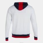 Joma 82P4R1435 أبيض كحلي سترة مقنعين مريحة الثاني رجال - Image 2