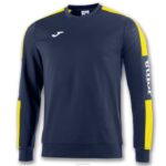 Joma 82P4R1442 الأزرق الداكن والأصفر بطولة قميص من النوع الثقيل الرابع رجال